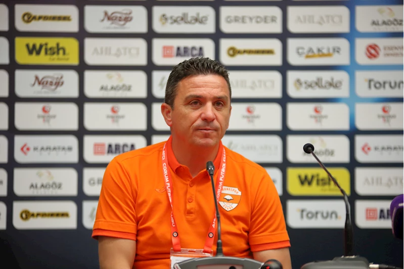 Çorum FK-Adanaspor maçının ardından