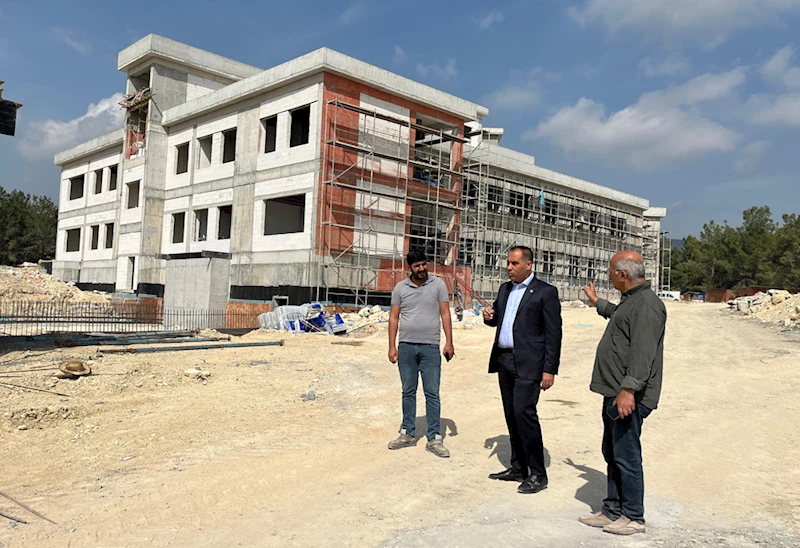 Mezitli Devlet Hastanesinin inşası sürüyor