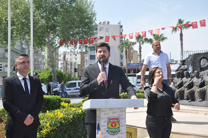 Tarsus Belediye Başkanı Ali Boltaç mazbatasını aldı