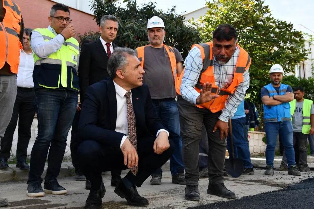 Çenet: Altyapısı tamamlanan bölgeleri asfaltlayacağız