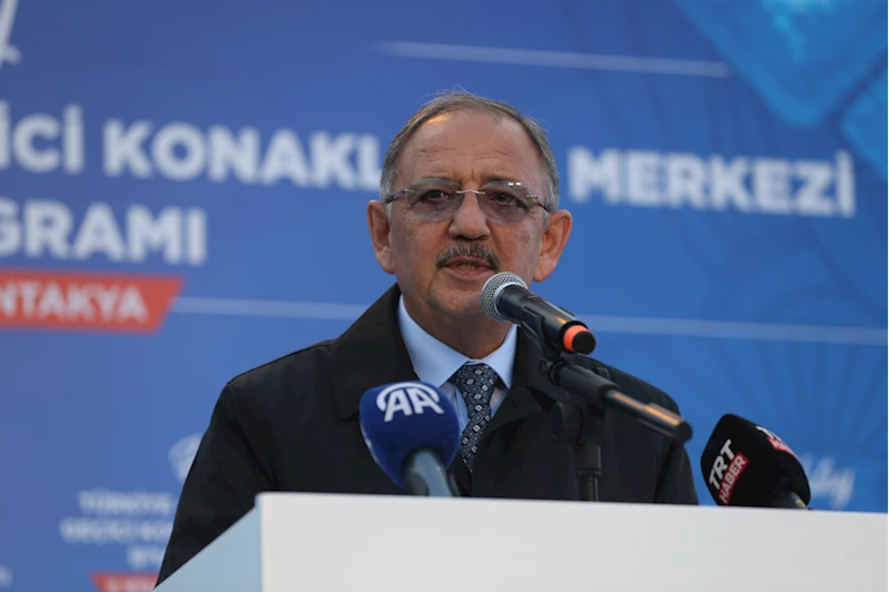 Çevre, Şehircilik ve İklim Değişikliği Bakanı Özhaseki, Hatay