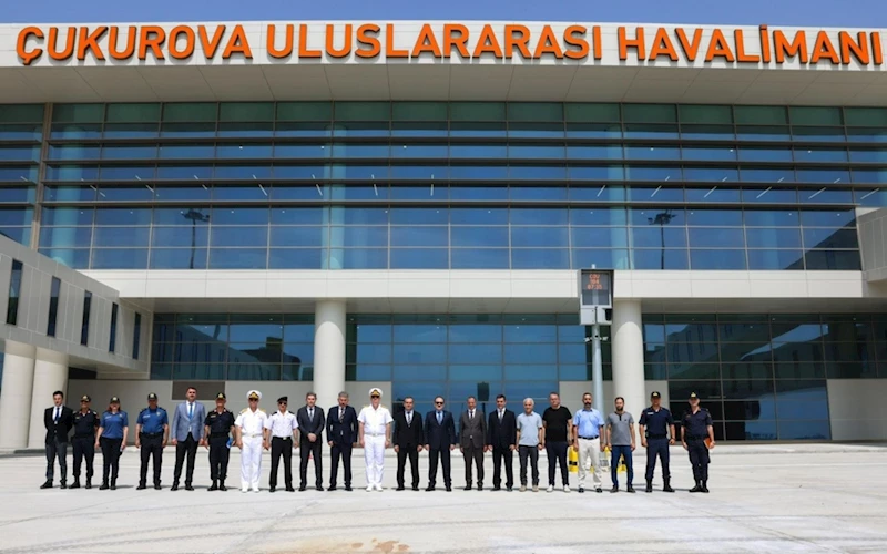 Mersin Valisi Pehlivan, Çukurova Uluslararası Havalimanı