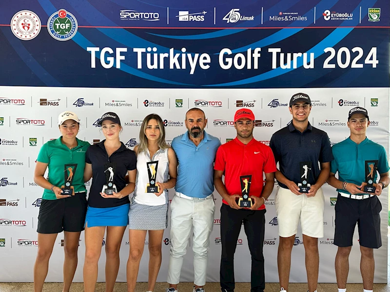 TGF Türkiye Golf Turu 2024 müsabakaları tamamlandı