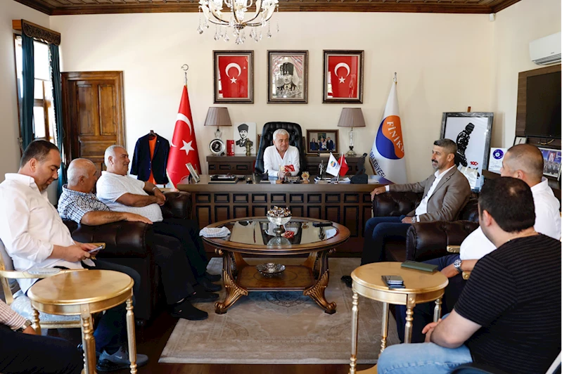 KUTBO yönetiminden belediye başkanlarına ziyaret