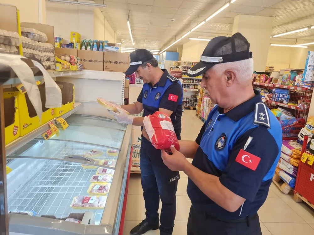Kadirli’de zabıta ekiplerinden işyerlerine sıkı denetim