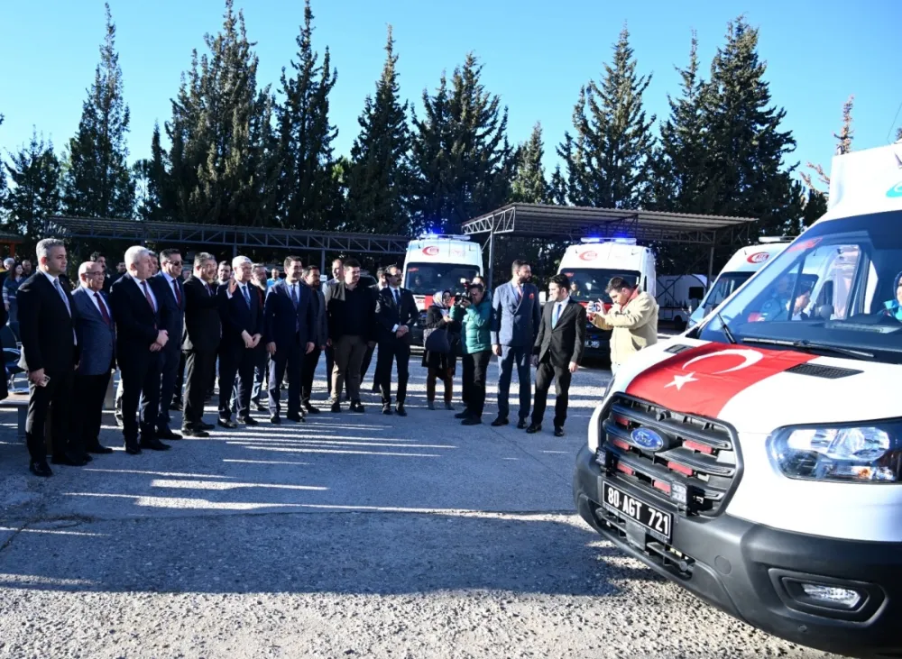 Osmaniye’de Sağlık Alanında Yeni Araçlar Hizmet Vermeye Başladı