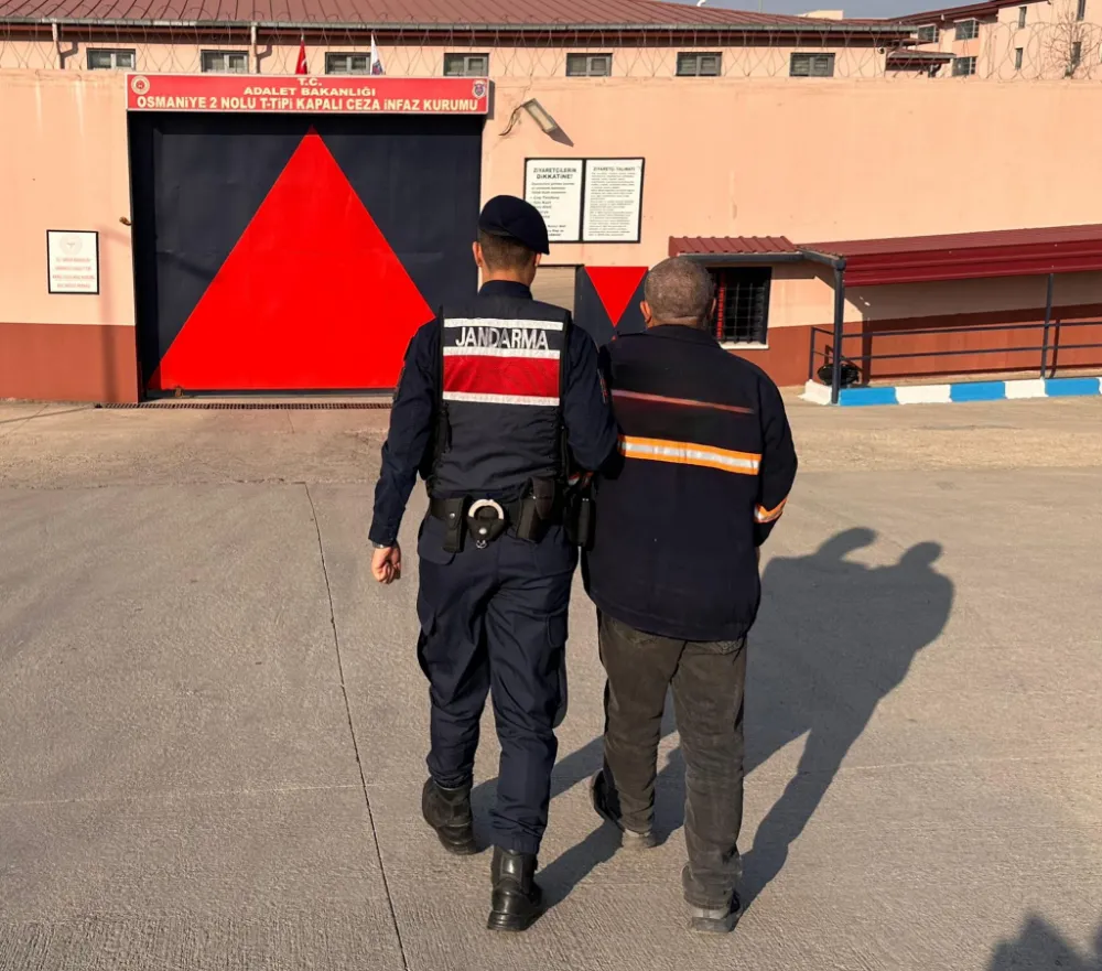  Kadirli’de 10 yıl hapis cezası olan şahıs yakalandı