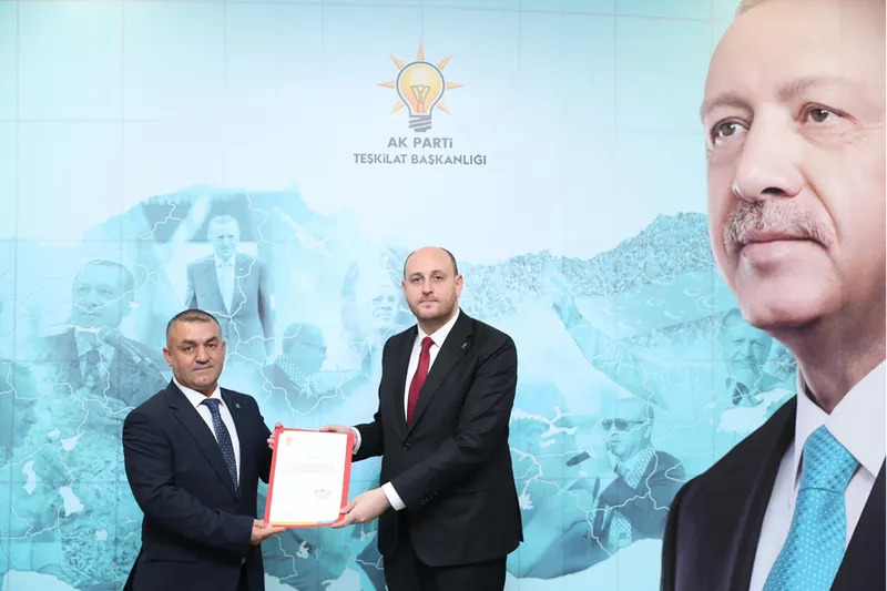 AK Parti Eğirdir İlçe Başkanlığına Mustan Özdemir atandı