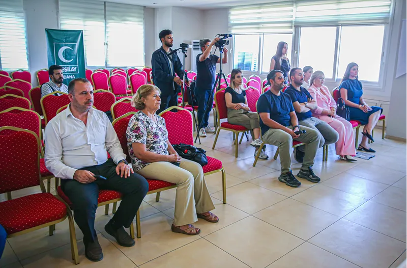 Yeşilay Adana Şubesi Başkanı Yıldırım, basınla buluştu