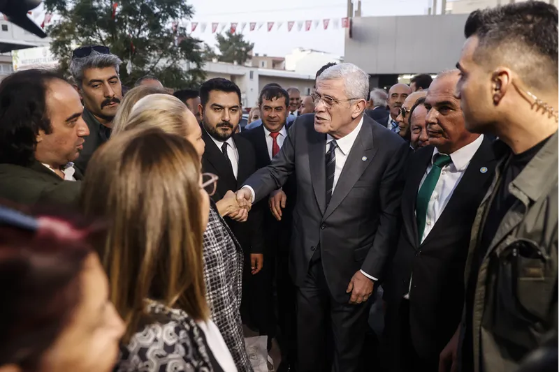 İYİ Parti Genel Başkanı Müsavat Dervişoğlu Mersin Mut