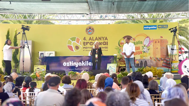 4. Alanya Tropikal Meyve Festivali sona erdi