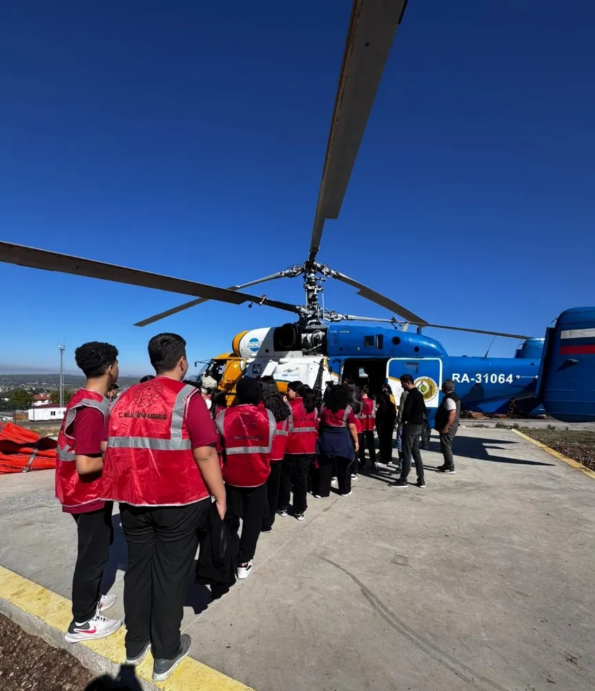 Osmaniye’de öğrenciler, Afet riskleri günü’nde orman yangınlarına karşı bilinçlendi
