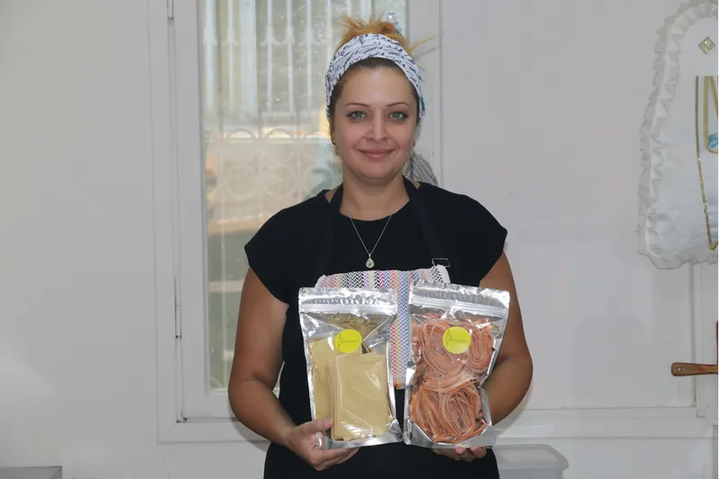 Kadın girişimci makarna imalathanesi kurma hayalini destekle gerçekleştirdi 