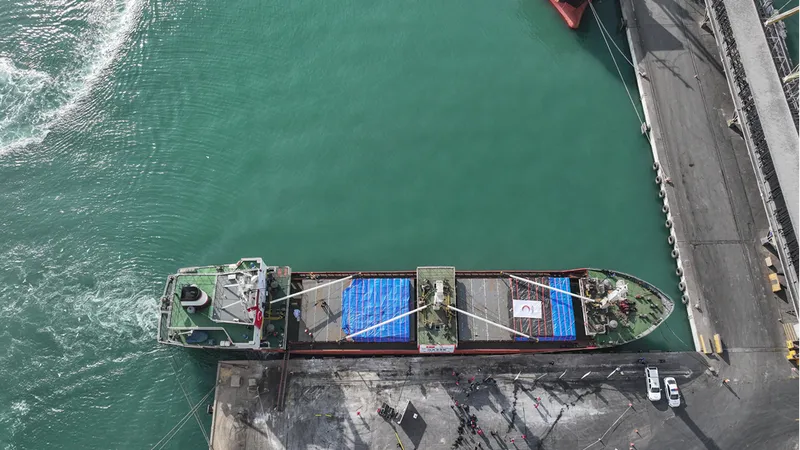 Türk Kızılayın Gazze için hazırladığı 18. 