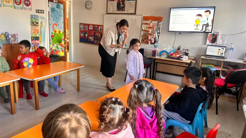 Osmaniye’de minikler “sağlık elçisi” oldu