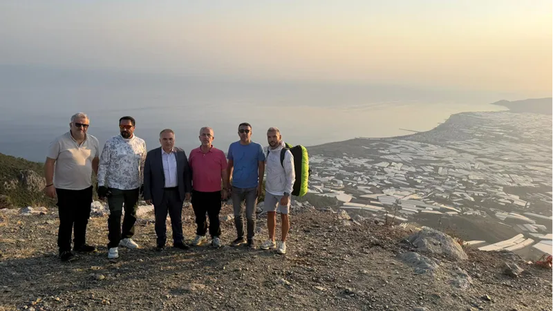 Türkiye Yamaç Paraşütü Hedef Şampiyonası finalleri Anamur