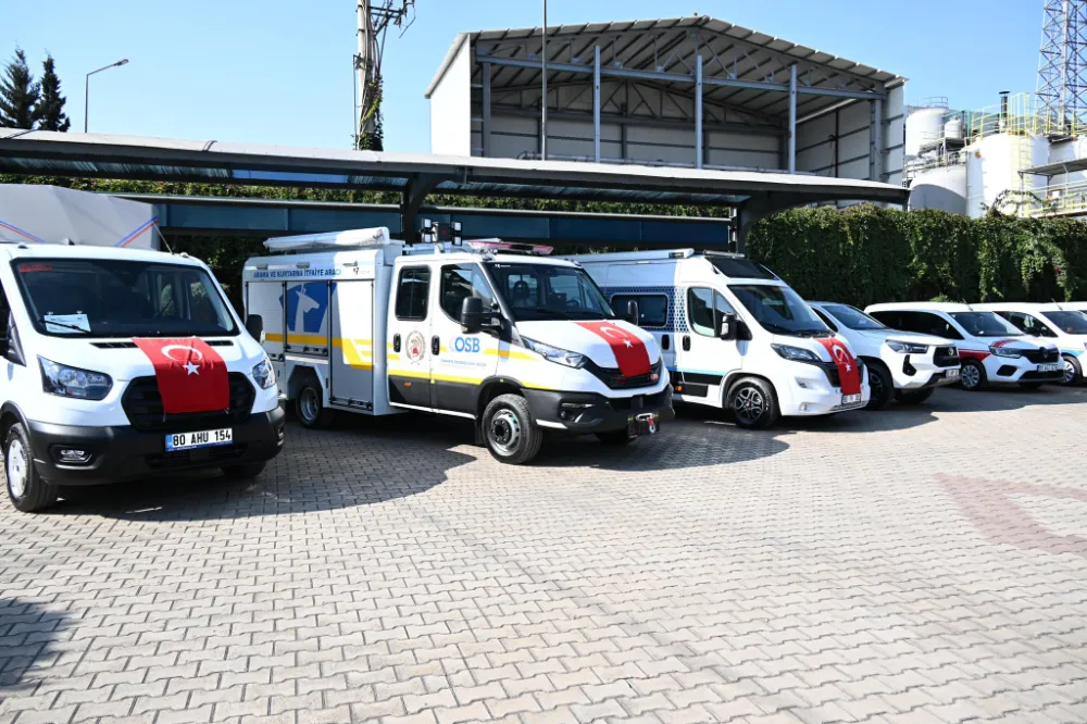 Osmaniye OSB, 14 araçlık kurtarma filosu kurdu