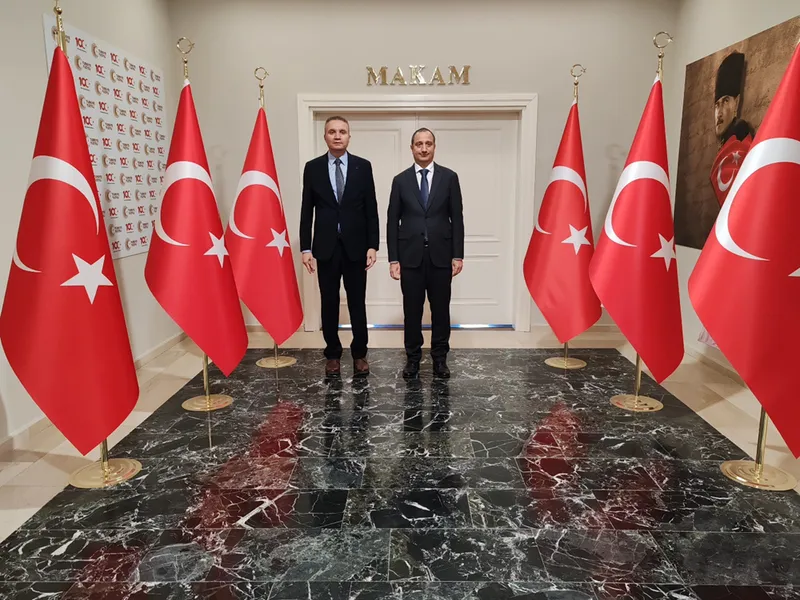 Tarsus Kaymakamı Mehmet Ali Akyüz, İlçe Emniyet Müdürü Kaplan