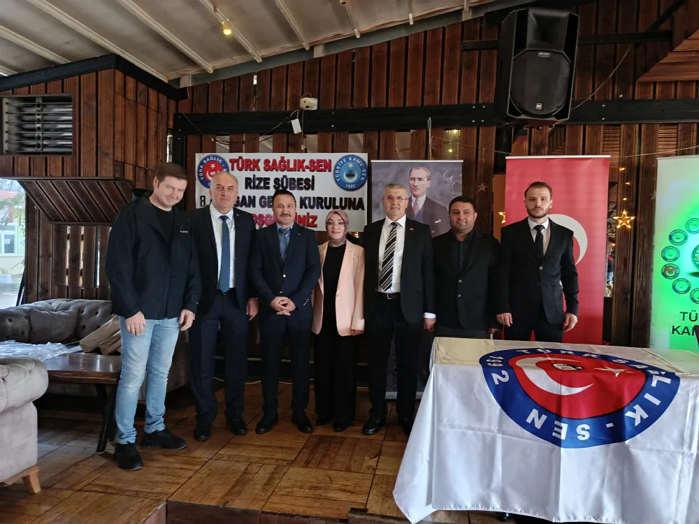 Türk Sağlık-Sen Rize Şubesi’nde Hemşehrimiz Süleyman Sarısoy Dönemi Başladı