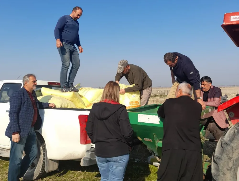 Osmaniye’de 329 dekar mera alanı daha gübrelendi
