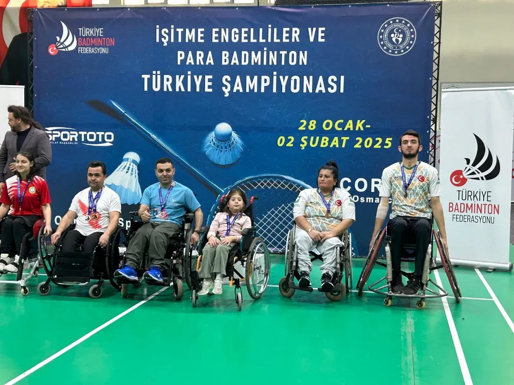 Özel sporcular, Para Badminton Türkiye Şampiyonası’ndan 16 madalyayla döndü