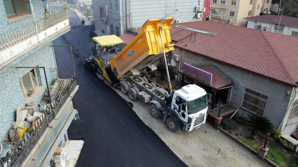 Belen’de Yol Çalışmaları Devam Ediyor