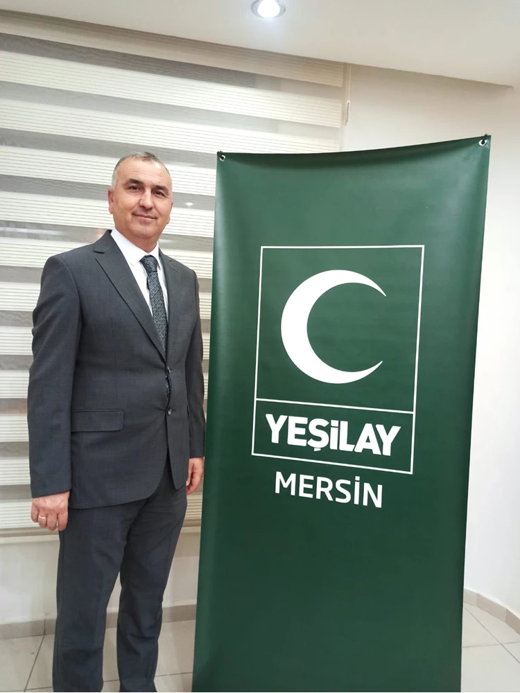 Yeşilay Mersin Şube Başkanlığına Kemalettin Erdoğan görevlendirildi