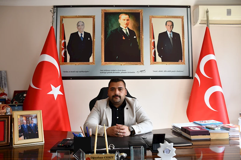 MHP Gülnar İlçe Başkanı Cerit