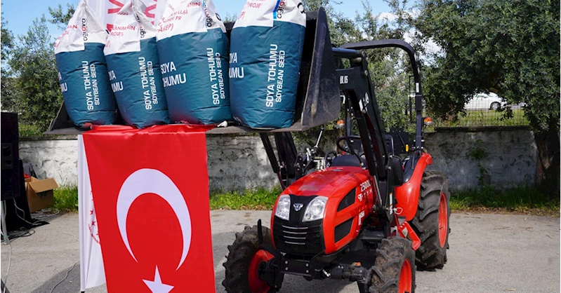 Osmaniye’de üreticilere zeytin fidanı ve soya tohumu dağıtıldı