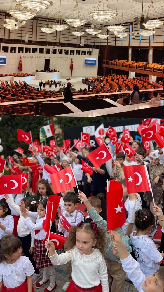 Buse Bilim Koleji öğrencileri 23 Nisan