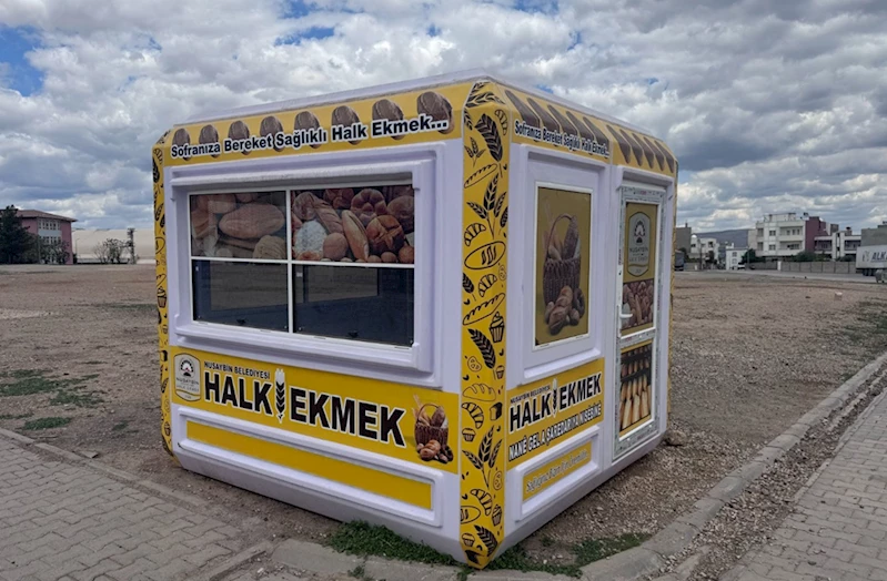 Karmod büfe kabinleri Nusaybin Halk Ekmek satış noktalarında kullanılacak