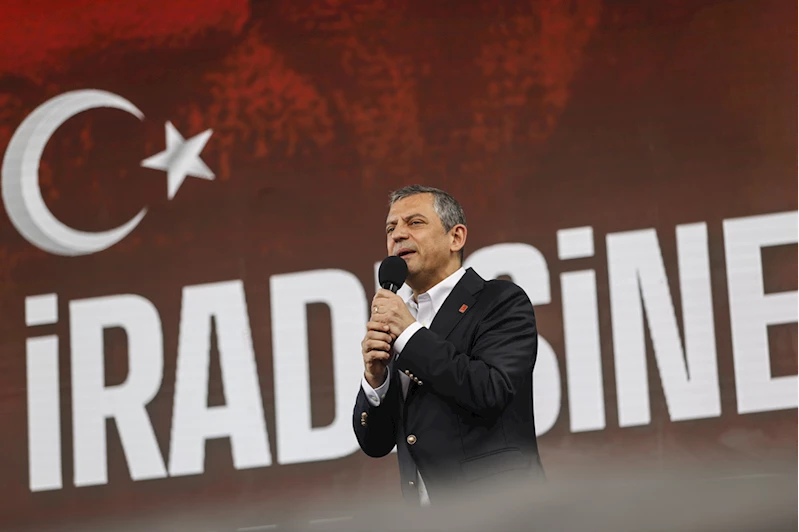 CHP Genel Başkanı Özel, partisinin Mersin mitinginde konuştu: