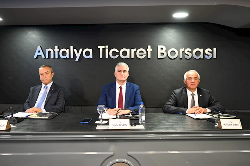 Antalya Ticaret Borsası Nisan Ayı Meclisi Toplansı yapıldı