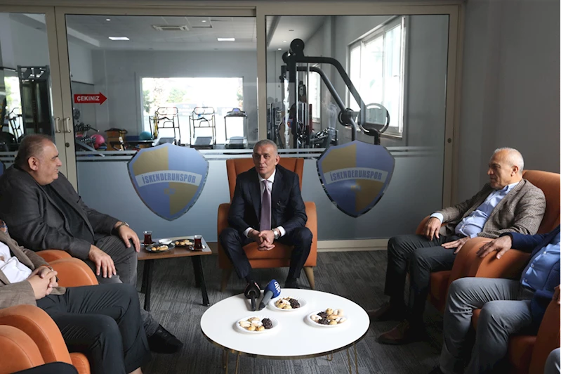 TFF Başkanı İbrahim Hacıosmanoğlu, İskenderunspor