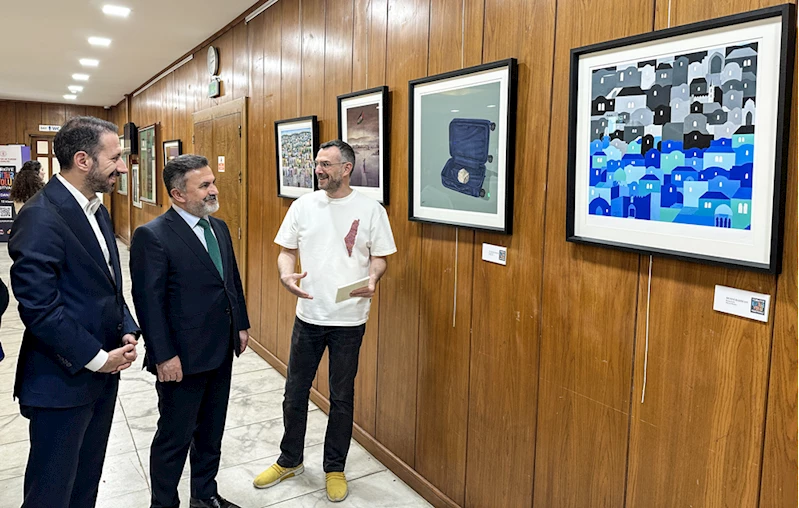 Filistinli sanatçıların eserlerinden oluşan 