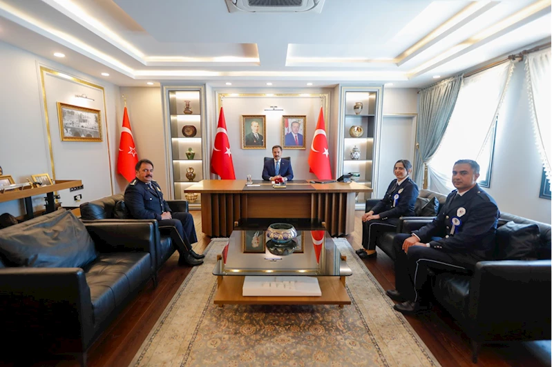 Hatay Valisi Mustafa Masatlı, İl Emniyet Müdürü Gökce