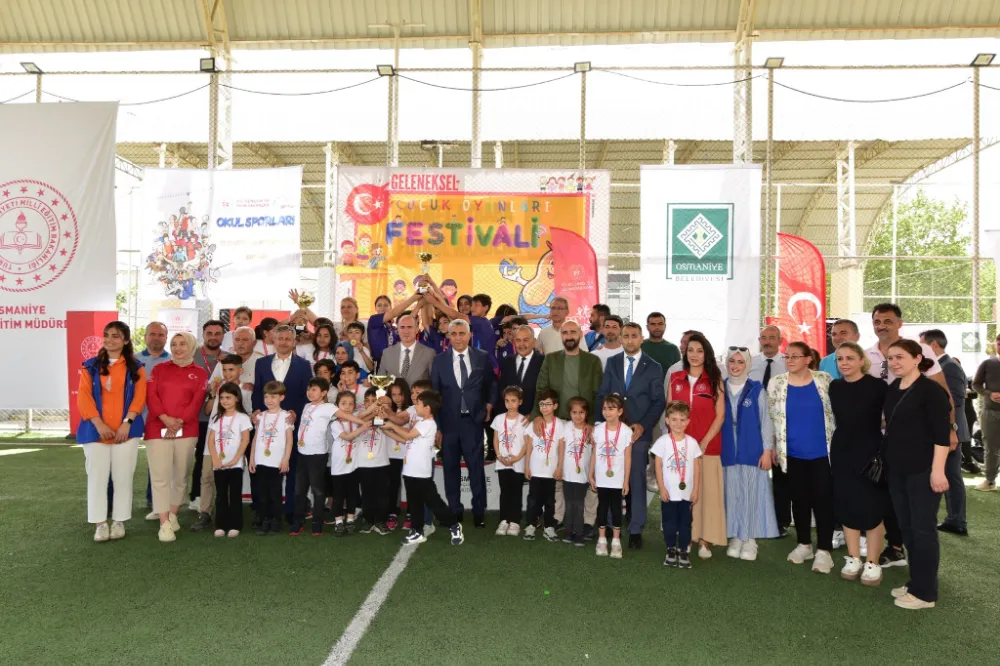 Osmaniye’de Geleneksel Çocuk Oyunları Festivali coşkuyla sona erdi