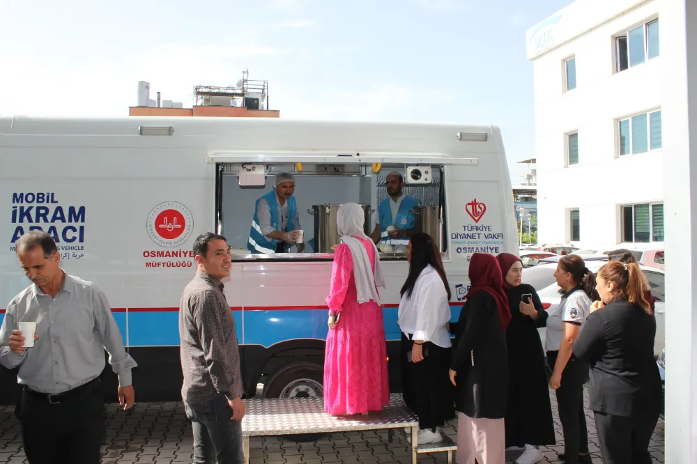 TDV Osmaniye Şubesi’nden SGK çalışanlarına sıcak çorba ikramı