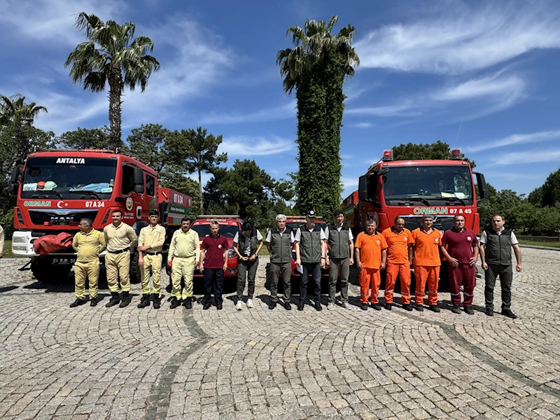 Antalya Orman Bölge Müdürlüğü olası orman yangınlarına karşı hazırlıklarını tamamladı