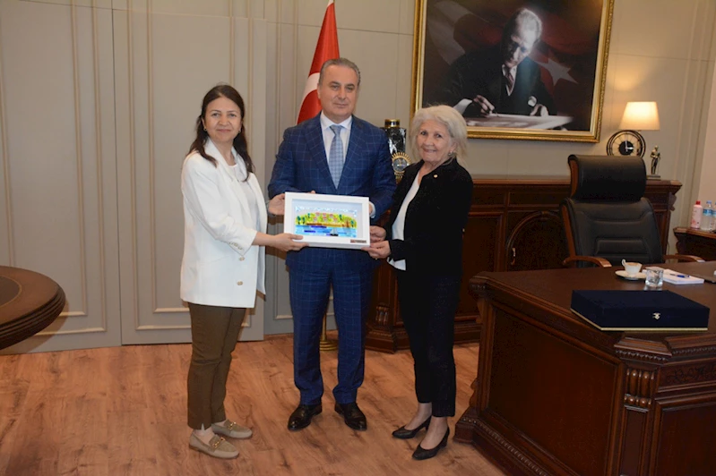 Akdeniz Gazeteciler Federasyonundan ziyaret