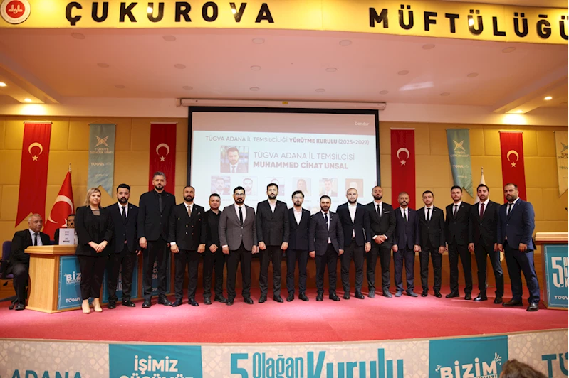 TÜGVA Adana’da 5. Olağan İl Genel Kurulu yapıldı