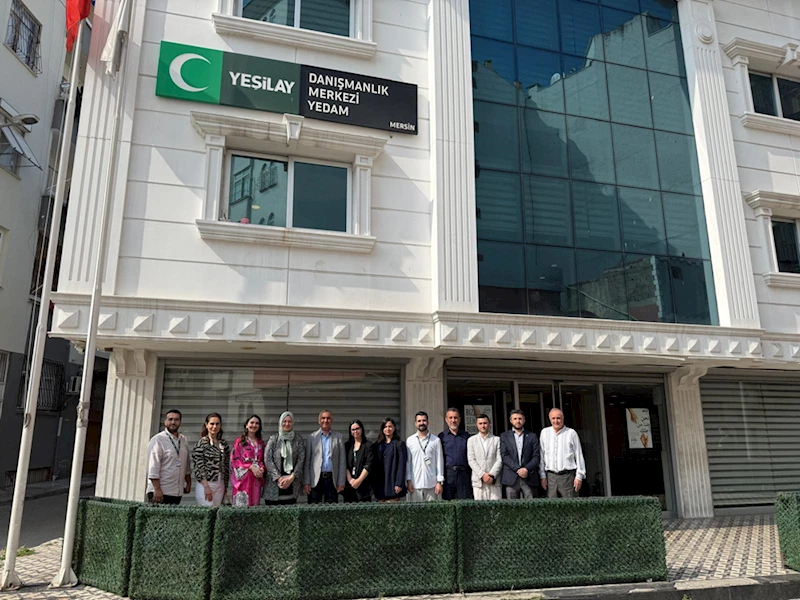 Yeşilay Mersin Şube Başkanlığına ziyaret