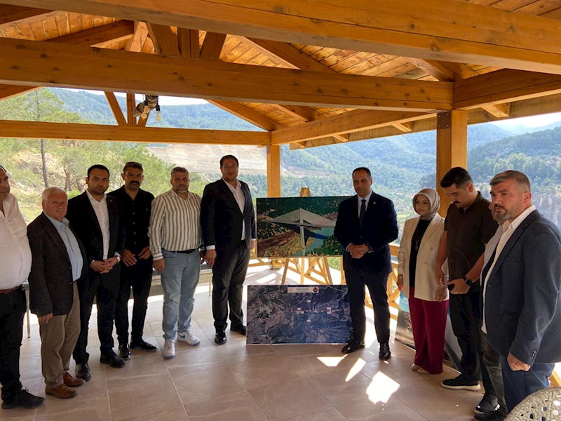 AK Parti Mersin Milletvekili Kıratlı, Silifke-Mut kara yolunda incelemelerde bulundu