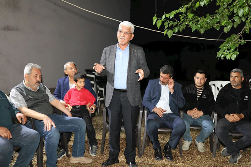 Mehmetli Belediye Başkanı Seyitoğlu, vatandaşlarla bir araya geldi