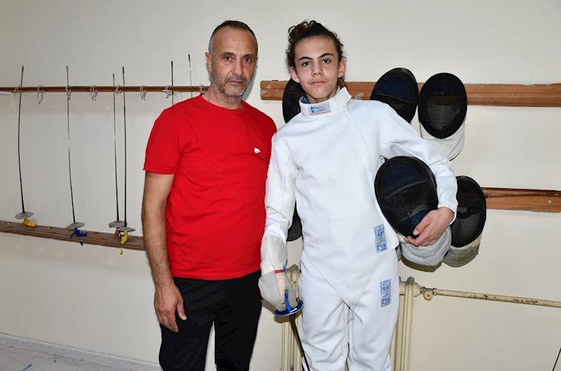 Eskrimci Umut İpek Türkiye Şampiyonası