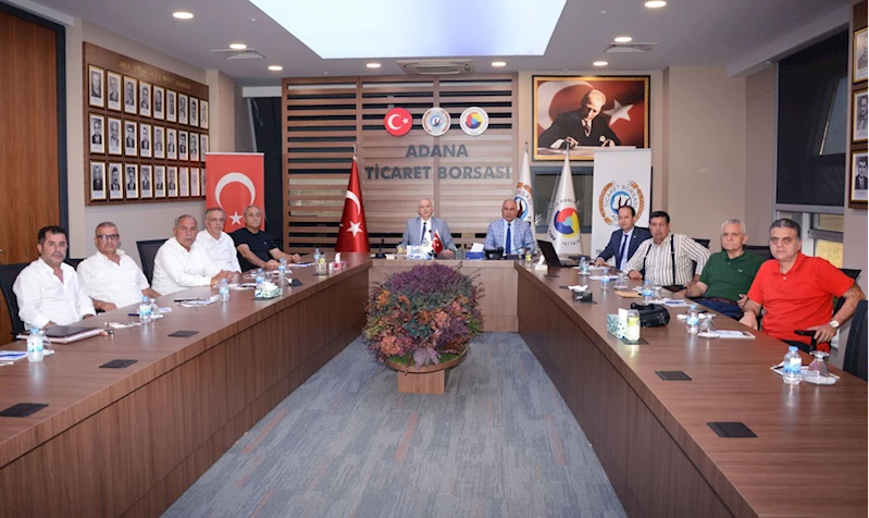 Adana Ticaret Borsasının haziran ayı olağan meclis toplantısı yapıldı