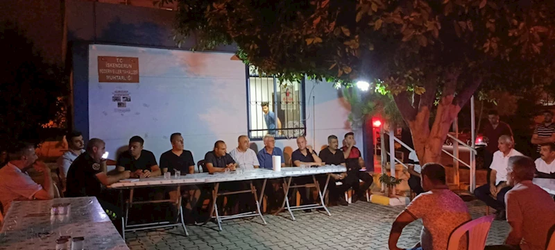 İskenderun İlçe Emniyet Müdürü Güneş vatandaşlarla buluştu