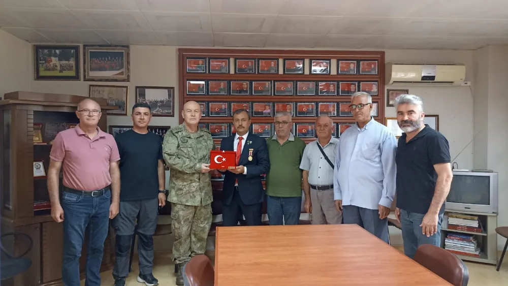 Komando Tugay Komutan Yardımcısı Topçu Albay Hakan Kocabaş’tan Veda Ziyareti