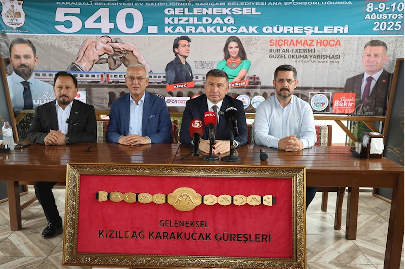 540. Kızıldağ Karakucak Güreşleri, 8-10 Ağustos