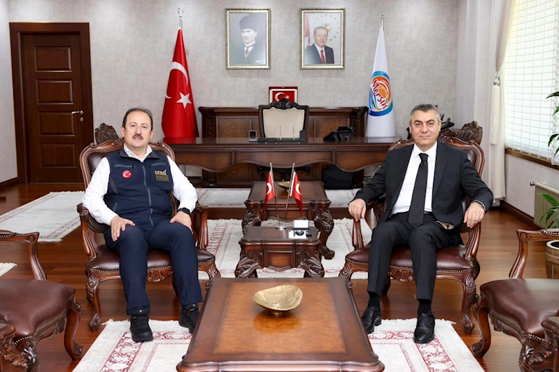 AFAD Başkanı Pehlivan, Mersin Valiliğini ziyaret etti